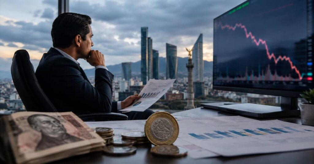 La debilidad del PIB en México vuelve más sensible al peso frente al dólar
