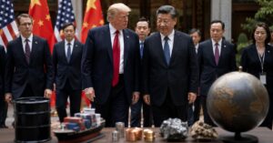 Trump llega a China mientras mercados vigilan yuan dólar y tierras raras